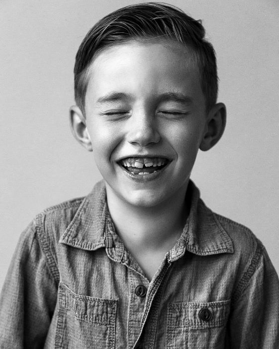 black and white portrait by Matt Blum